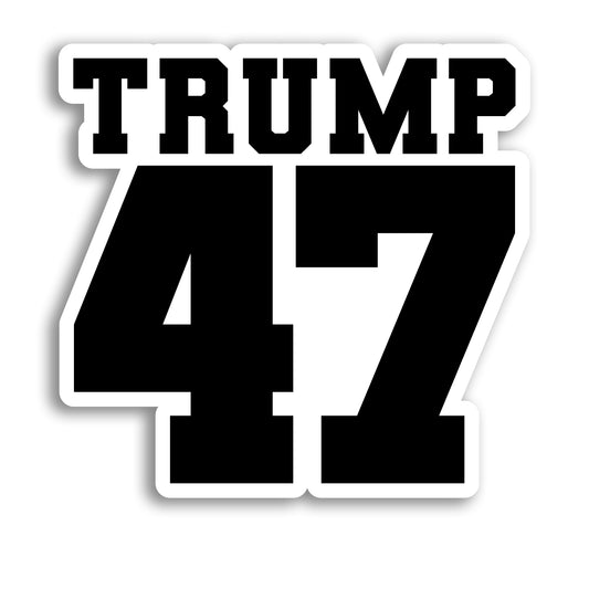 "Team Trump 47" Vinyl Sticker – Custom Colors & Sizes